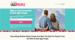 Desktop Screenshot of dateuglypeople.com