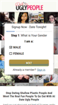 Mobile Screenshot of dateuglypeople.com